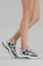 Kadın Spor Ayakkabı GRI SIMLI YESIL HSN2420162
